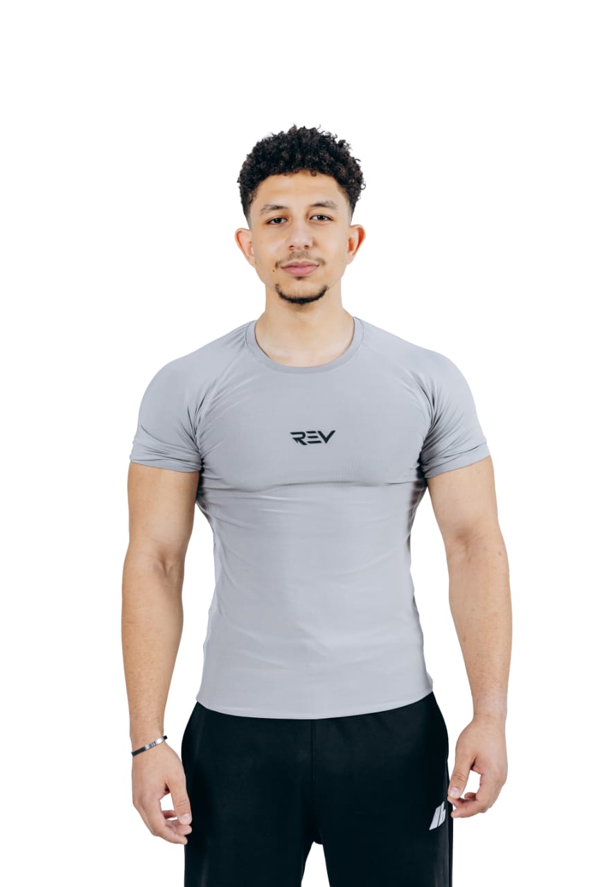 Silver Compression T-Shirt