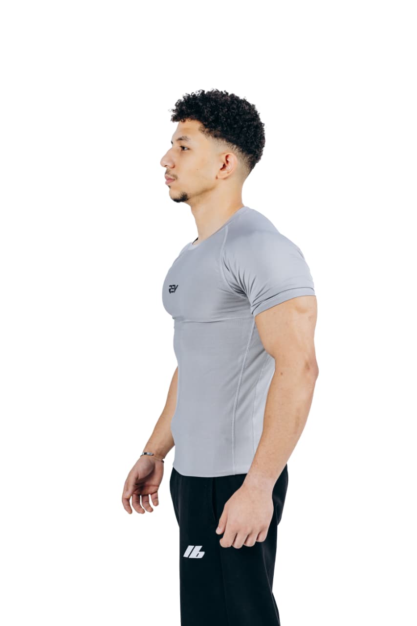 Silver Compression T-Shirt